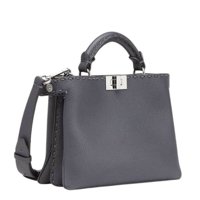 FENDI SELLERIA PEEKABOO SOFT SMALL BAG WITH 476 HAND-SEWN STITCHES