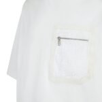 FENDI WHITE JERSEY T-SHIRT