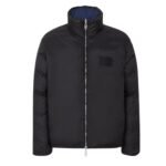 FENDI BLUE FF NYLON PUFFER JACKET