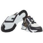 FENDI FLOW SNEAKERS LEATHER LOW-TOPS