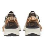 FENDI FLOW SNEAKERS LEATHER LOW-TOPS