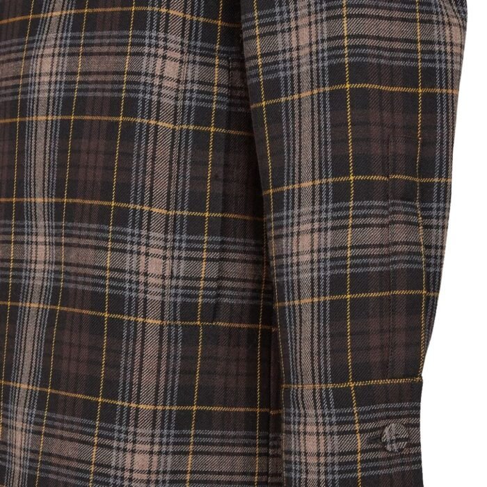 FENDI BLOUSON BROWN FENDI TARTAN GO TO JACKET