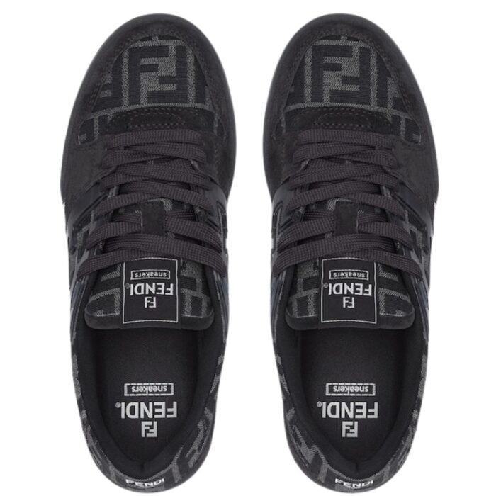 FENDI MATCH SNEAKERS FF JACQUARD AND LOW-TOPS