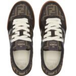 FENDI MATCH SNEAKERS FF JACQUARD AND LOW-TOPS