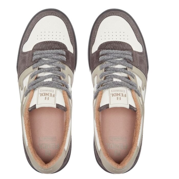 FENDI MATCH SNEAKERS SUEDE LOW-TOPS