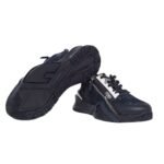 FENDI FLOW SNEAKERS BLUE FABRIC LOW-TOPS