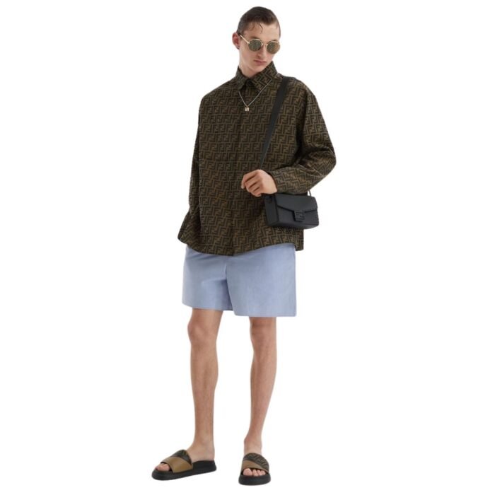 FENDI BLOUSON GO TO JACKET FF CANVAS
