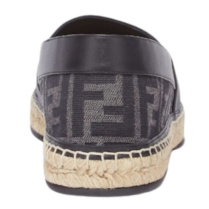 FENDI FF JACQUARD FABRIC ESPADRILLES