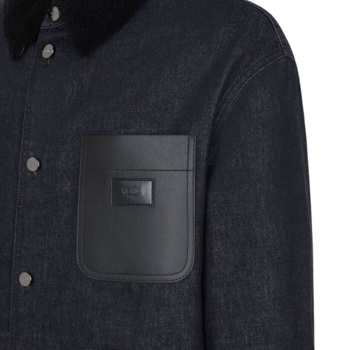 FENDI BLACK DENIM JACKET