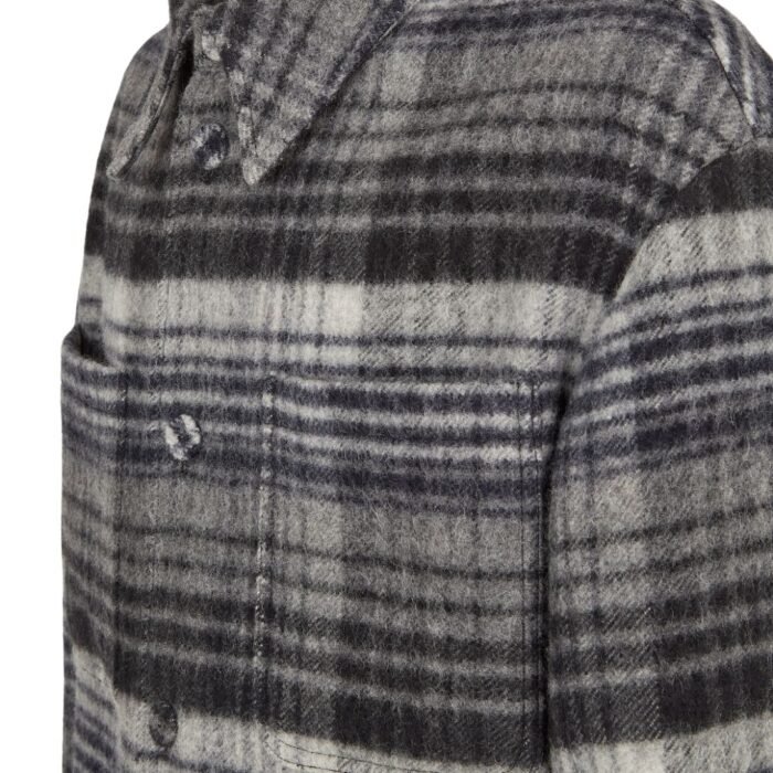 FENDI BLOUSON GRAY FLANNEL GO TO JACKET