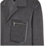 FENDI GRAY CASHMERE COAT