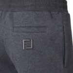FENDI DARK GRAY COTTON PANTS