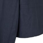 FENDI BLUE WAXED COTTON BLOUSON