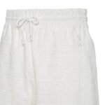 FENDI BERMUDAS SHORT PANTS IN WHITE FF COTTON