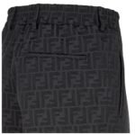 FENDI BLACK FABRIC PANTS