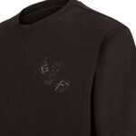 FENDI BLACK COTTON T-SHIRT