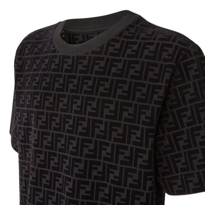 FENDI T-SHIRT IN PIQUÉ