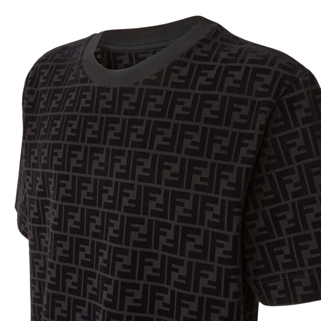 3 FENDI T-SHIRT IN PIQUÉ