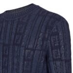 FENDI BLUE WOOL SWEATER