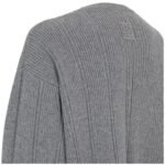 FENDI GRAY CASHMERE CARDIGAN