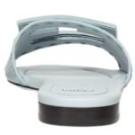 FENDI BAGUETTE LEATHER SLIDES