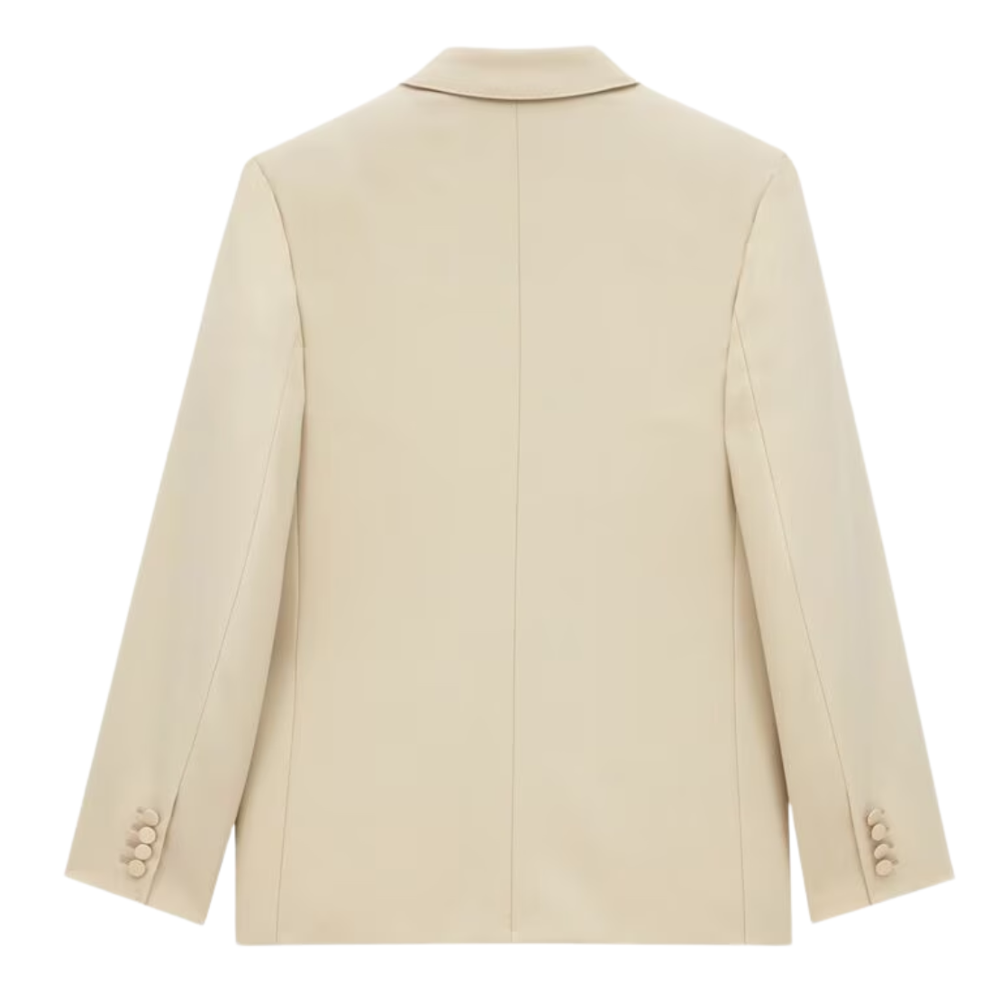 3 SAINT LAURENT TUXEDO JACKET IN LIGHT WOOL