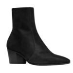 SAINT LAURENT VASSILI BOOTS IN SHIMMERING SUEDE