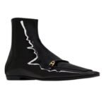 SAINT LAURENT MILTON BOOTS IN PATENT LEATHER