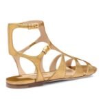 TOM FORD LAMINATED PRINTED LIZARD PARADIS SANDAL