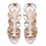TOM FORD LAMINATED STAMPED PYTHON PARADIS CAGE SANDAL