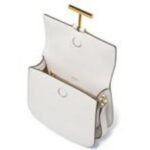 TOM FORD GRAIN LEATHER TARA MINI CROSSBODY CHALK