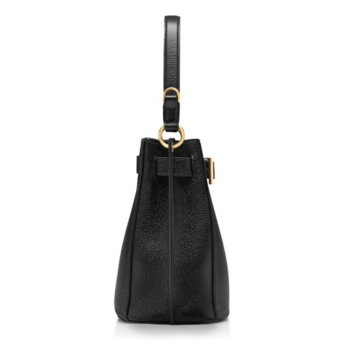 TOM FORD GRAIN LEATHER AUDREY MINI BUCKET BAG