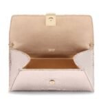 TOM FORD LAMINATED STAMPED PYTHON NOBILE CLUTCH