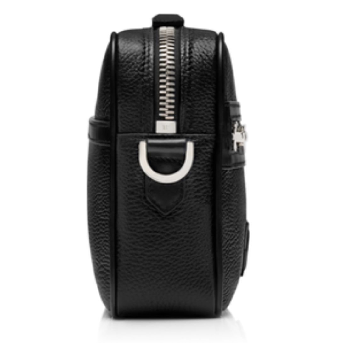 4 TOM FORD GRAIN LEATHER TRAVELLER SMALL MESSENGER