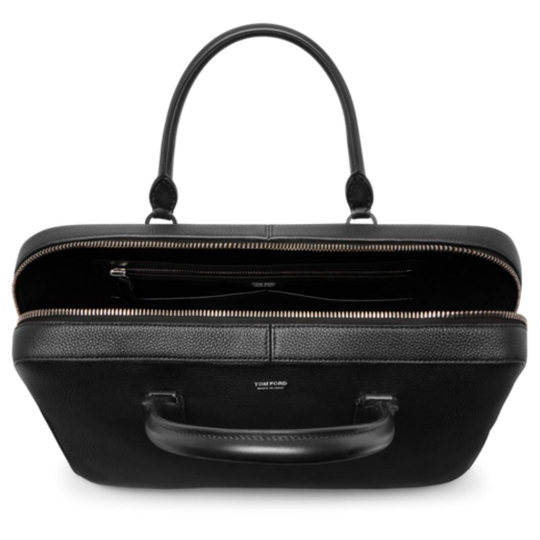 4 TOM FORD GRAIN LEATHER ELLIOT BRIEFCASE