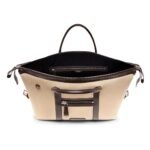 TOM FORD GRAIN LEATHER LEATHER BUCKLEY HOLDALL BROWN