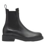 FENDI FILO BLACK LEATHER BIKER BOOTS