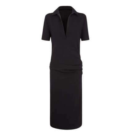 FENDI DRESS BLACK CADY