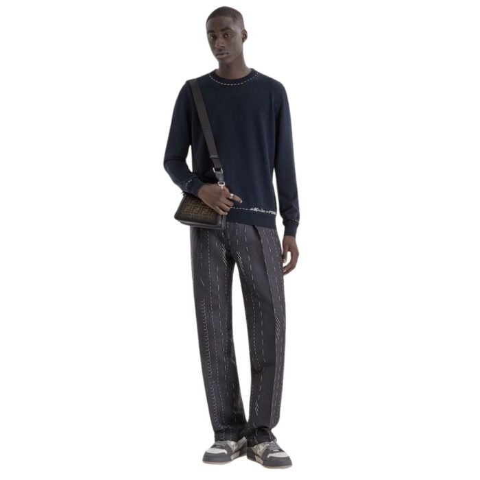 FENDI MATCH SNEAKERS SUEDE LOW-TOPS