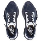 FENDI FLOW SNEAKERS BLUE FABRIC LOW-TOPS