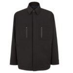 FENDI SKI BLACK FABRIC JACKET