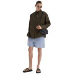 FENDI DIAGONAL SLIDES FF JACQUARD AND LEATHER SLIDES