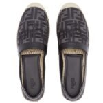 FENDI FF JACQUARD FABRIC ESPADRILLES