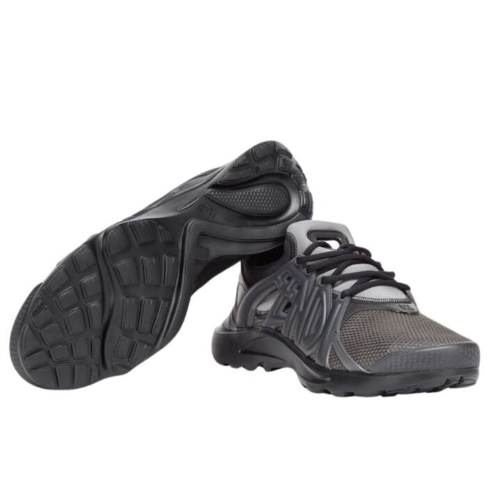 FENDI TAG TECHNICAL MESH RUNNING SNEAKERS
