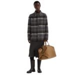 FENDI BLOUSON GRAY FLANNEL GO TO JACKET