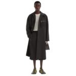 FENDI GRAY CASHMERE COAT
