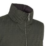 FENDI VEST GREEN FF NYLON GILET