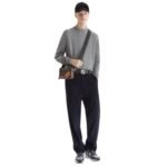 FENDI GRAY WOOL SWEATER