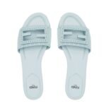 FENDI BAGUETTE LEATHER SLIDES