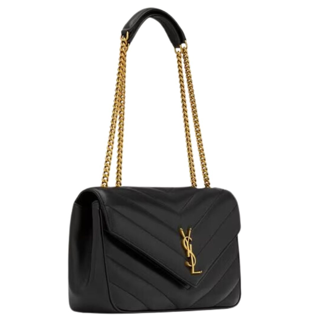 4 SAINT LAURENT LOULOU MEDIUM IN MATELASSÉ LAMBSKIN